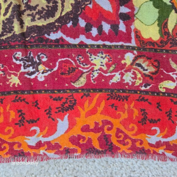 Perfect Jim Thompson Wool Scarf Lightweight - Picture 7 of 9